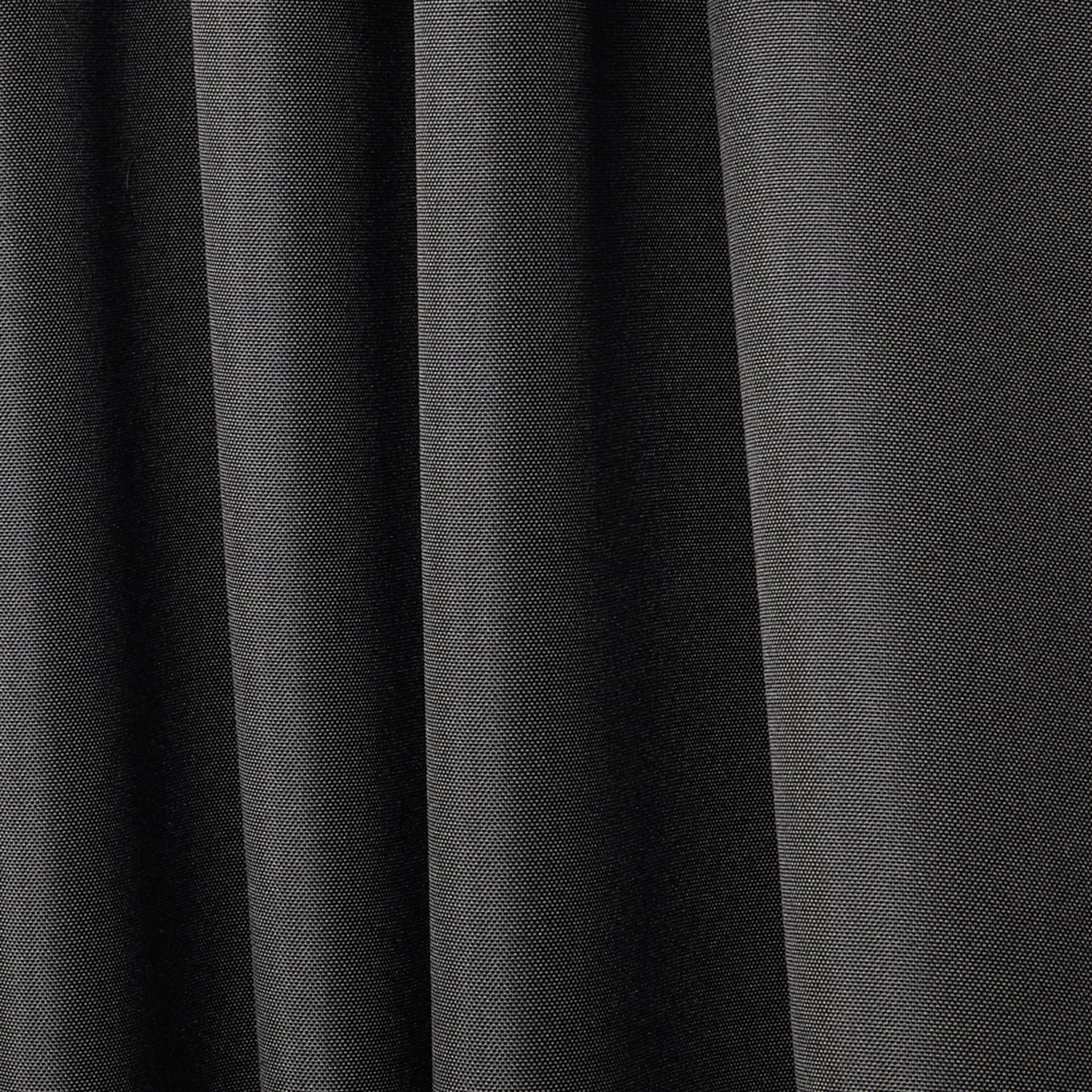 Exclusive Home Curtains Indoor/Outdoor Solid Cabana Tab Top Curtain Panel Pair, 54x84, Charcoal
