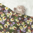 thumbnail image 2 of Naloa Ladybugs And Flowers On A Wooden Dog Blanket, 3 Sizes Cat Blanket for Indoor Cats Large Medium Small Dog Gifts-Medium, 2 of 8