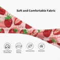 thumbnail image 4 of Yiaed Cute Strawberry Print Sports Headbands,Moisture Wicking Workout Headband, Sweatband Headbands for Running,Cycling for Women and Men, 4 of 8