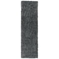 thumbnail image 2 of SAFAVIEH August Sophia Solid Shag Runner Rug, Charcoal, 2' x 11', 2 of 9