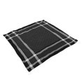 thumbnail image 1 of OULII 1Pcs Men Head Scarf White Cotton Neck Warmth Tassel Design Tourism Motorcycle Riding, 1 of 8