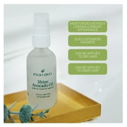 eva+avo Hair Shine Spray with Avocado Oil, 2 fl oz