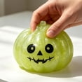 thumbnail image 6 of Kumdkdwn Mini Halloween Pumpkin Decoration, Cute Plastic Tabletop Ornament with Playful Face, 3.94x3.15x2.36in Small Fall Harvest Accent for Home Party Decor, Shelf, Desk Display, 6 of 6