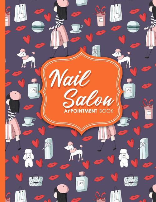 Nail Salon Appointment Book 4 Columns Appointment Organizer Planner