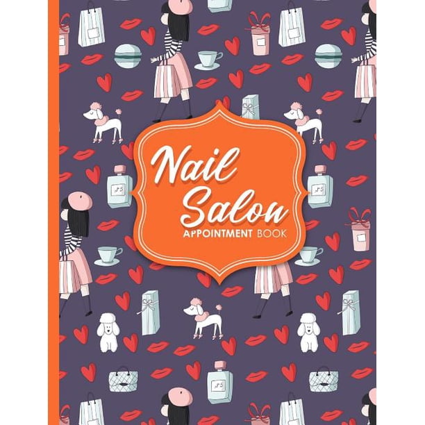 Nail Salon Appointment Book 4 Columns Appointment Organizer Planner