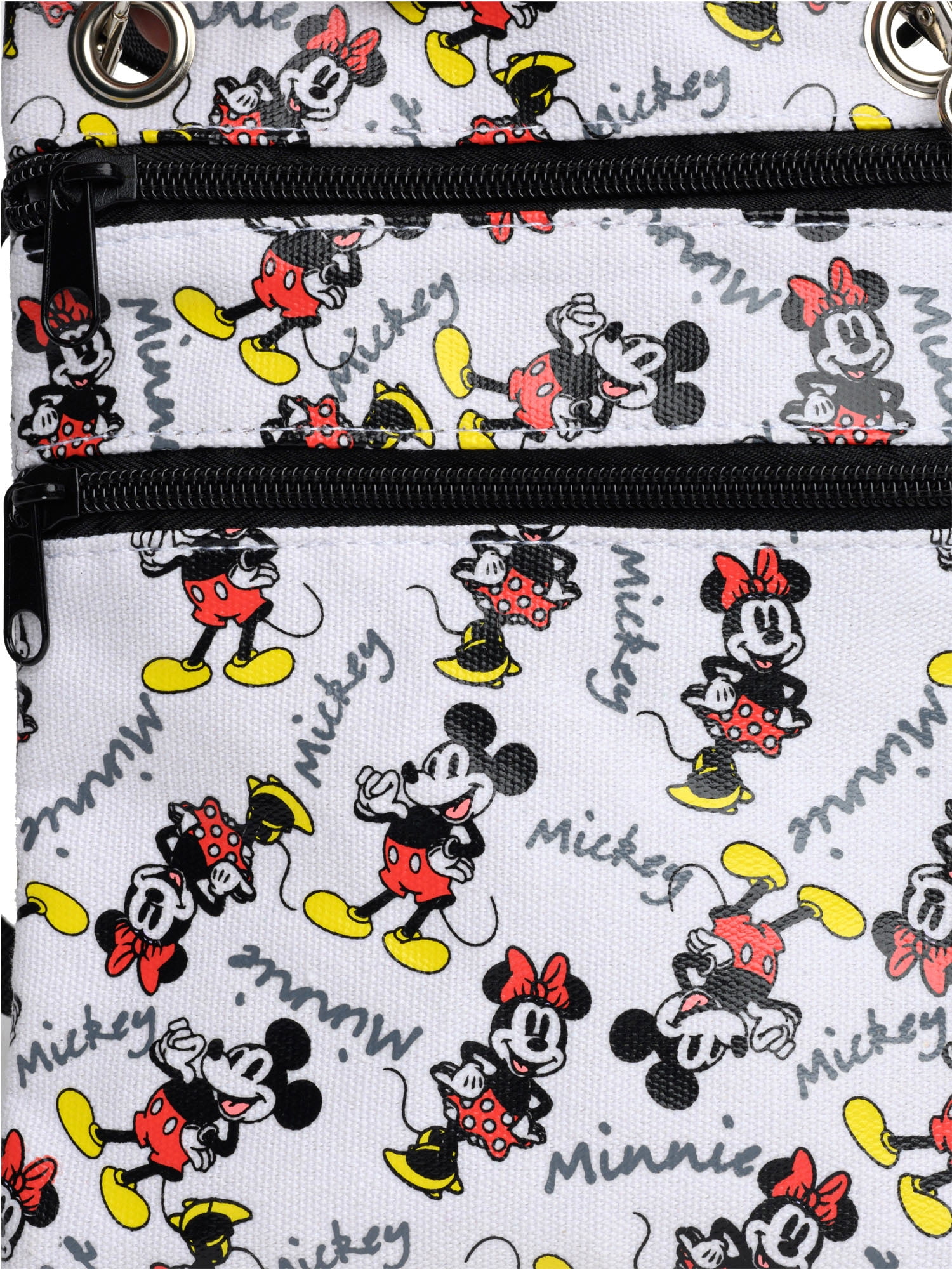Loungefly x Disney Minnie and Mickey Mouse Passport Bag All-Over Paste –  Open and Clothing