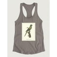 thumbnail image 3 of Solstitial Parrakeet Racerback Tank Women -Sydenham Edwards Designs, Female XX-Large, 3 of 4
