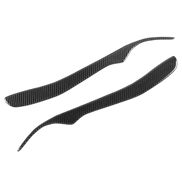 Par de faros delanteros, párpados, calcomanías para cejas, tira adhesiva de fibra de carbono apta para IS200 1998?2005