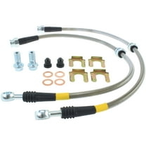 StopTech 950.46001 Stainless Steel Braided Brake Hose Kit Fits select: 2001-2005 CHRYSLER SEBRING, 2000-2003 MITSUBISHI ECLIPSE