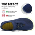 thumbnail image 3 of Ecetana Women's Minimalist Walking Shoes Wide Toe Barefoot Shoes Casual Sneakers Breathable Slip On Shoes, 3 of 7