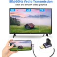 thumbnail image 4 of GHSDFBB USB4.0 C 90 Degree Angle Adapter 240W 40Gbps Type C 4.0 Male to Female Right Angle Coupler,LED Indicator,8K Audio/Video Transfer,for Smartphone Tablet Steam Deck,2 Pcs(90°F/M), 4 of 7