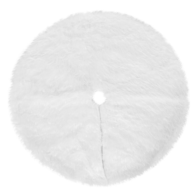 Plush Christmas Tree Skirts Base Cover Mat for Xmas New Year Home Party Decorations150CM