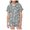 p-145Grey539, variant on CAIVO Kids Christmas Pajama Sets Homewear Boys Girls Lapel Short Sleeve Button Down Shirt With Shorts 2 Piece Children Nightwear
