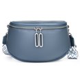thumbnail image 1 of Bolso de pecho para mujer, Bolso de hombro de cuero genuino a la moda, monederos informales simples para mujer, 1 of 6