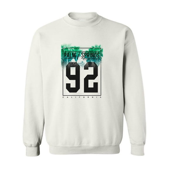 Palm Springs 92 Sweatshirt Men -Image by Shutterstock, Male 4X-Large