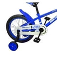 thumbnail image 2 of USToyOutlet 16" BMX Steel Frame Coaster Brake Bicycle One Piece Crank w/ Baskets & Fenders, Rims-Red Kid's Bike - Blue, 2 of 5