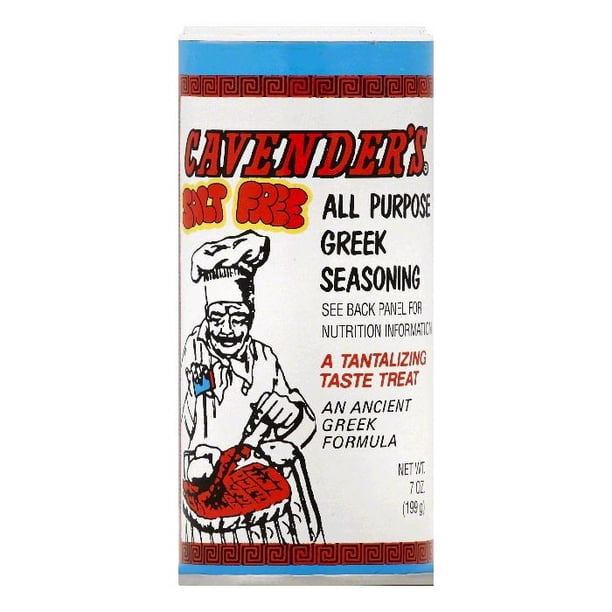 Cavenders Salt Free All Purpose Greek Seasoning, 7 OZ (Pack of 6