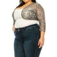 thumbnail image 2 of Women's Plus Size Casual Lace Bolero Cardigan, 2 of 6
