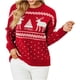thumbnail image 2 of Suéter de cuello redondo de moda para mujer, suéter navideño de manga larga, suéter informal de cuello redondo, suéter para mujer, 2 of 8