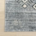 thumbnail image 5 of Sagebrush Geometric Machine Washable Area Rug, 6' x 9', Sagebrush Grey, 5 of 9