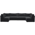 thumbnail image 1 of Meridian Furniture Jacob Black Velvet Modular Sectional, 1 of 4