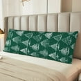 thumbnail image 6 of Disketp Christmas Trees Print Body Pillow Cover - Super Soft 20x54 Body Pillow Case,Long Side Hidden Zipper, 6 of 8