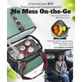 thumbnail image 4 of Bolsa de almuerzo SUNNY BIRD de doble compartimento con aislamiento, color verde, 4 of 6