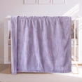thumbnail image 6 of BORITAR Baby Blanket with Butterfly Design for Girls Ultra Soft Fleece Warm and Lightweight Blankets for Infant Toddler Newborn, 30x40 Inch, Purple, 6 of 6