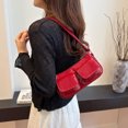 thumbnail image 3 of Bolso Satchel Hobo Bag Mujer Color Sólido PU Cuero Clutch Monedero Compras, 3 of 9