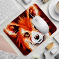 thumbnail image 2 of Dog Square Desk Mat Mouse Mat Mouse Pad, 8.3x9.8 Inch, Non-Slip Rubber Bottom, Printed, Suitable for Office and Gaming, 2 of 6