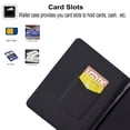 thumbnail image 5 of Allytech Folio PU Leather Case for 6" Kindle Paperwhite (Fits 10th Gen 2018 and All Paperwhite Gen Prior to 2018), Smart Book Style Stand Card Holder Wallet Protective Case, Blue Butterfly, 5 of 6