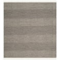 thumbnail image 3 of SAFAVIEH Montauk Karlene Geometric Striped Cotton Runner Rug, Ivory/Anthracite, 2'3" x 18', 3 of 8