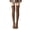 Coffee, variant on Fauean Stockings for Women Versatile and Simple Thigh High Socks Ladies Over the Knee Socks Coffee One Size