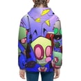 thumbnail image 3 of Alien Invader Zim Youth Sweatshirt Hoodies Pullover 3D Print Novelty Hooded Hoody Clothes For Boys Girls Teen Clothing, 3 of 7