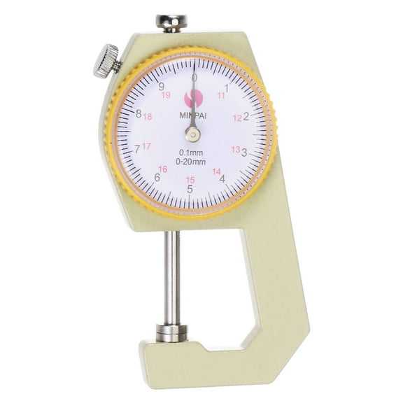 Uxcell Thickness Gauge 020mm | 0.1mm Mechanical Dial Thickness Tester Handheld Measurement Tool