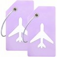 thumbnail image 1 of Silicone Luggage Tag With Name Id Card Perfect To Quickly Spot Luggage Suitcase, 1 of 5