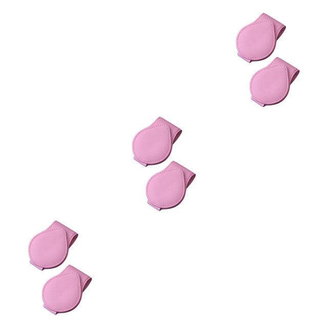 Speravity Paquete de 2 clips para gafas de coche, tarjetero, organizador de gafas de sol, color rosa Rosa 3piezas