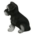 thumbnail image 3 of Adorable Black and Silver Miniature Schnauzer Puppy Dog Home Decor Figurine, 3 of 10