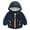 Marine, variante sur famuka Coupe-Vent pour Tout-Petit Veste Petits Garçons Manteau à Capuche Manteau Décontracté