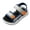 Blue, variant on Nwiuh Boys Double Adjustable Strap Lightweight Sandals (Red, 22)