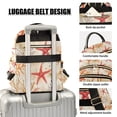 thumbnail image 3 of FORMRS Mini Backpack Purse for Women Travel Daypack Casual Shoulder Bag, Orange Starfish, 3 of 7