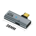thumbnail image 2 of 2-in-1 Type C 3.2 OTG Splitter with Type C 100W PD Fast Charging OTG Converter 10Gbps Data Transfer for iPhone 15 Tablet Macbook, 2 of 9