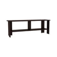 thumbnail image 4 of DEPOT E-SHOP Dark Oak TV Stand - 2 Shelves - Alderton Entertainment Center - Living Room Storage, 4 of 6
