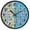 Cartoon Robots, variant on Dailycode Night Light Wall Clock Glow in The Dark 12 inch Battery Operated Silent Luminous Clocks, Cartoon Robots
