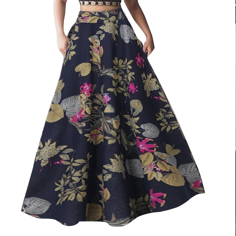 walmart long maxi skirts