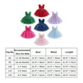 thumbnail image 4 of OBEEII Little Girls Birthday Party Dresses Sparkle Butterflies Tulle Tutu Dress Princess Pageant Dresses Sleeveless V Neck Birthday Party Gowns, 4 of 9