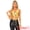 Gold, variant on Women's V-Neck Backless Metallic Crop Tops XS Light Green