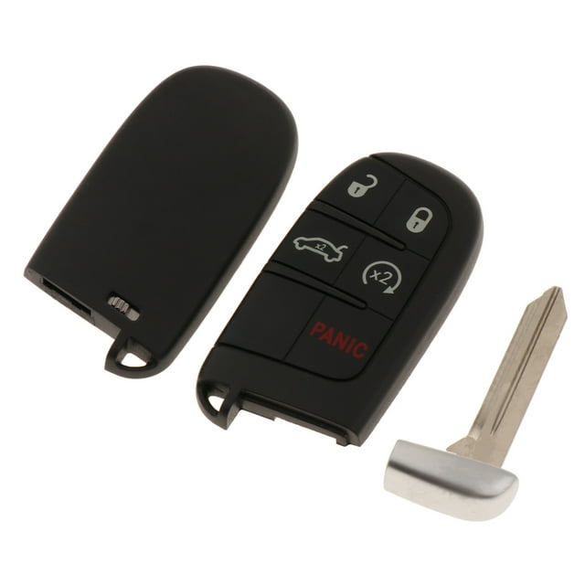 5 Butons Key Fob De Cubierta Con Soporte Para Estuche De Clave Para