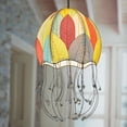 thumbnail image 2 of Eangee Home Design Jellyfish Pendant, Shade Made Of Cocoa Leaves, 15x15x35 Inches, 2 of 4