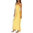 thumbnail image 4 of Coduop Women Spaghetti Strap Backless Maxi Dress Low Cut Long Stain Dress Slip Party Cami Dress, 4 of 9